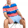 Men's Classic-Fit Rugby Striped Polo