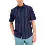 Men's Short-Sleeve Maldive Striped Shirt, Created for Macy's