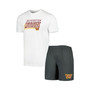 Men's Charcoal, White Washington Commanders Downfield T-shirt and Shorts Sleep Set