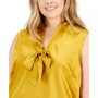 Plus Size Knot Sleeveless Top