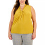 Plus Size Knot Sleeveless Top