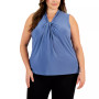 Plus Size Knot Sleeveless Top