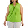 Plus Size Knot Sleeveless Top