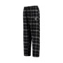 Men's Black Las Vegas Raiders Ultimate Plaid Flannel Pajama Pants