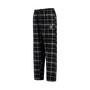 Men's Black Las Vegas Raiders Ultimate Plaid Flannel Pajama Pants