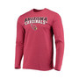 Men's Black, Cardinal Arizona Cardinals Meter Long Sleeve T-shirt and Pants Sleep Set