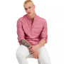 Men's Regular-Fit Linen Popover Shirt, Created for Macy's