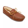 Men's Moosehide Leather Sheepskin Moccasin Slippers