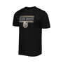 Men's Black, Gold Vegas Golden Knights Badge T-shirt and Pants Sleep Set