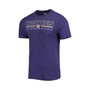 Men's Heathered Charcoal, Purple Washington Huskies Meter T-shirt and Pants Sleep Set