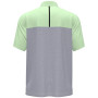 Men's Athletic-Fit Airflux Birdseye Block Print Short Sleeve Golf Polo Shirt