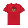Men's Red Chicago Blackhawks Big and Tall Lodge T-shirt and Pants Sleep Set