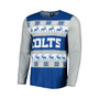 Men's Royal Indianapolis Colts Team Ugly Pajama Set