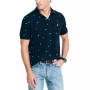 Men's Classic-Fit Icon-Print Performance Deck Polo Shirt