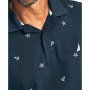 Men's Classic-Fit Icon-Print Performance Deck Polo Shirt