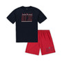 Men's Navy, Red Boston Red Sox Big and Tall T-shirt and Shorts Sleep Set