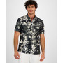 Men's Printed Regular-Fit Short-Sleeve Shirt, Created for Macy's