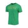 Men's Heathered Charcoal, Green Oregon Ducks Meter T-shirt and Pants Sleep Set