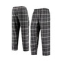 Men's Charcoal, Gray Brooklyn Nets Ultimate Plaid Flannel Pajama Pants