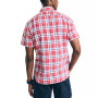 Men's Classic Fit Short Sleeve Plaid Madras Shirts