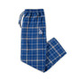 Men's Royal and Gray Los Angeles Dodgers Big and Tall Team Flannel Pants