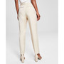 Women's Shimmer Twill Side-Zip Straight-Leg Pants