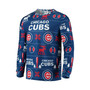 Men's Royal Chicago Cubs Ugly Pajama Sleep Set