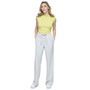 Women's Linen-Blend Drawstring-Waist Wide-Leg Pants