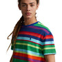 Men's Classic-Fit Striped Mesh T-Shirt