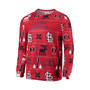 Men's Red St. Louis Cardinals Ugly Pajama Set