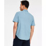 Men's Stretch Slim Fit End-On-End Short-Sleeve Shirt