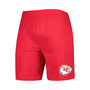 Men's Red, White Kansas City Chiefs Downfield T-shirt and Shorts Sleep Set