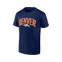 Men's Branded Navy, Heather Gray Denver Broncos Arch T-shirt and Shorts Combo Set