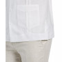 Short-Sleeve 4-Pocket 100% Linen Guayabera Shirt