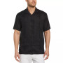 Short-Sleeve 4-Pocket 100% Linen Guayabera Shirt