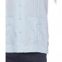 Short-Sleeve 4-Pocket 100% Linen Guayabera Shirt