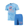 Men's Royal Chicago Cubs Billboard T-shirt and Shorts Sleep Set