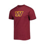 Men's Burgundy, Charcoal Washington Commanders Meter T-shirt and Shorts Sleep Set