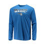 Men's Black, Blue Orlando Magic Long Sleeve T-shirt and Pants Sleep Set