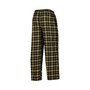 Men's Black, Gold Vegas Golden Knights Ledger Flannel Sleep Pants
