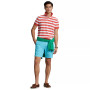 Men's Classic-Fit Striped Mesh Polo Shirt