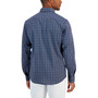 Men's Modern-Fit Stretch Textured Vine Sketch-Print Button-Down Shirt
