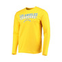 Men's Powder Blue, Gold Los Angeles Chargers Meter Long Sleeve T-shirt and Pants Sleep Set