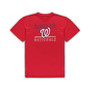 Men's Red and Navy Washington Nationals Big and Tall Lodge T-shirt and Pants Sleep Set
