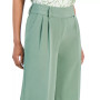 Women's Wide-Leg Cropped Trouser Pants