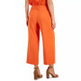 Women's Wide-Leg Cropped Trouser Pants