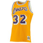 Men's Magic Johnson Gold Los Angeles Lakers 1984-85 Hardwood Classics Swingman Jersey