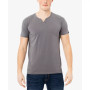 Men's Basic Notch Neck Short Sleeve T-shirt