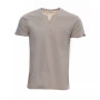 Men's Basic Notch Neck Short Sleeve T-shirt
