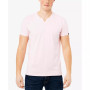 Men's Basic Notch Neck Short Sleeve T-shirt